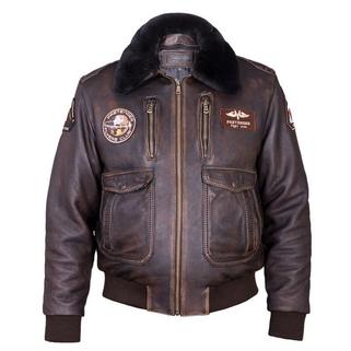 Кожаная куртка Hawk Vintage